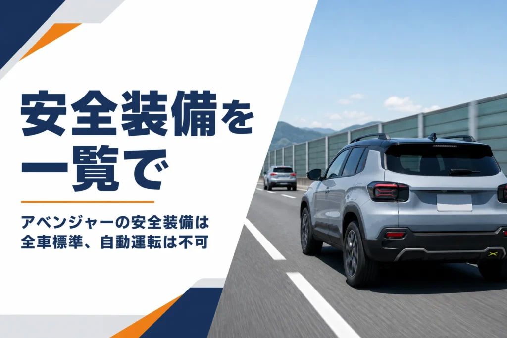 高速道路を走るコンパクトSUVのイメージ